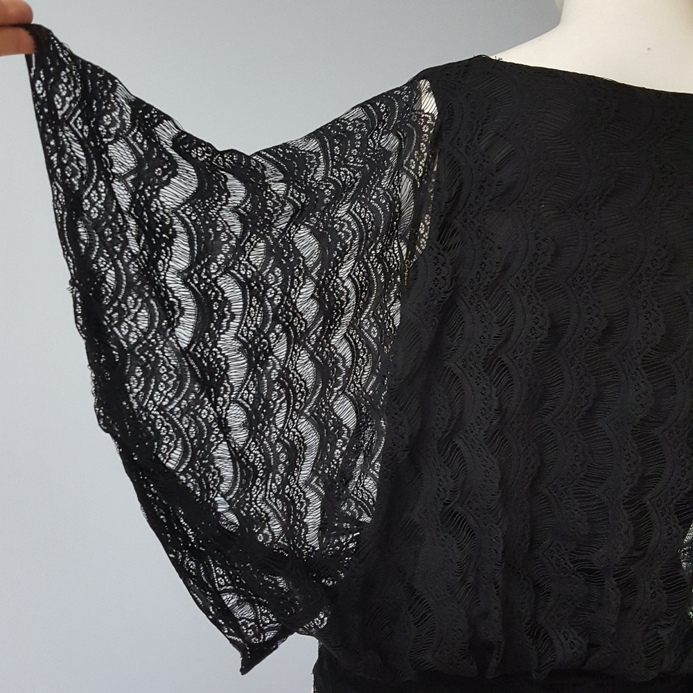 Jessica Simpson black lace blouse - Picture 3 of 8